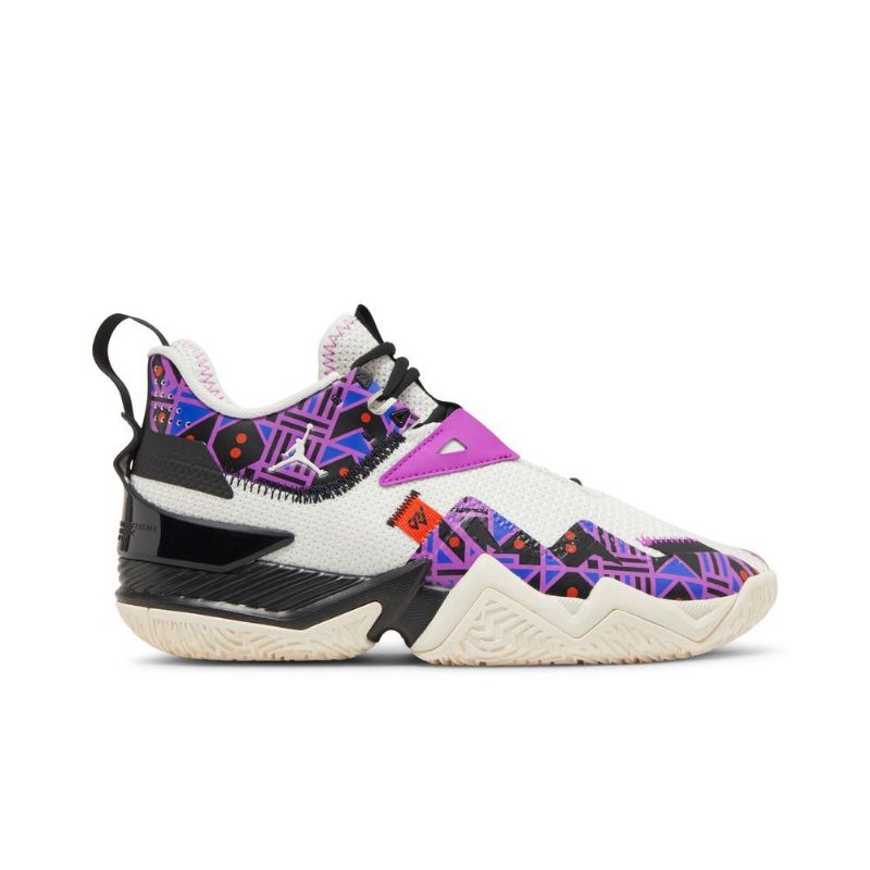 Air Jordan Westbrook One Take Fehér Fekete Lila Férfi Cipő