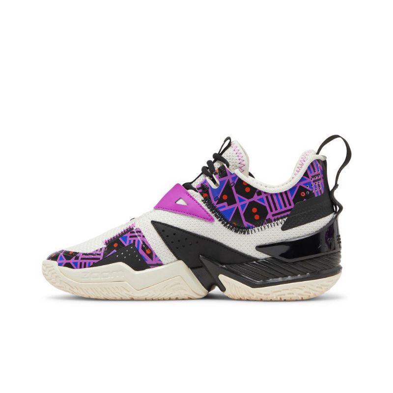 Air Jordan Westbrook One Take Fehér Fekete Lila Férfi Cipő
