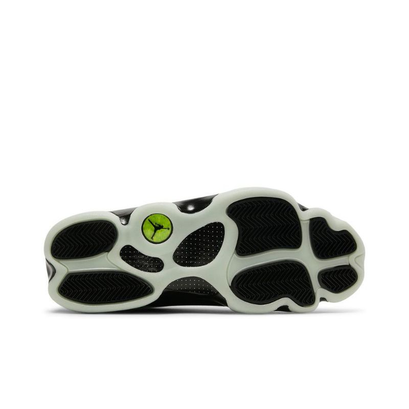 Air Jordan 13 Retro Alacsony Zöld Fekete Férfi Cipő