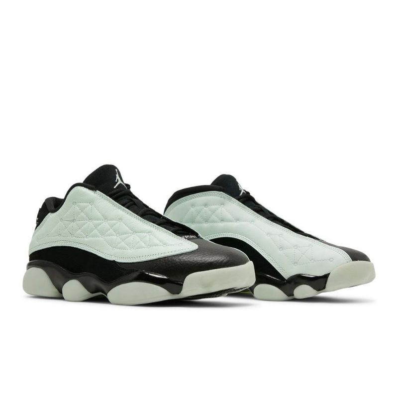 Air Jordan 13 Retro Alacsony Zöld Fekete Férfi Cipő