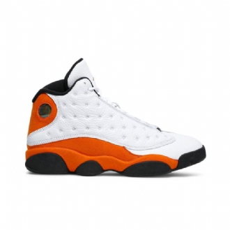 Air Jordan 13 Retro Fehér Narancssárga Fekete Férfi Cipő