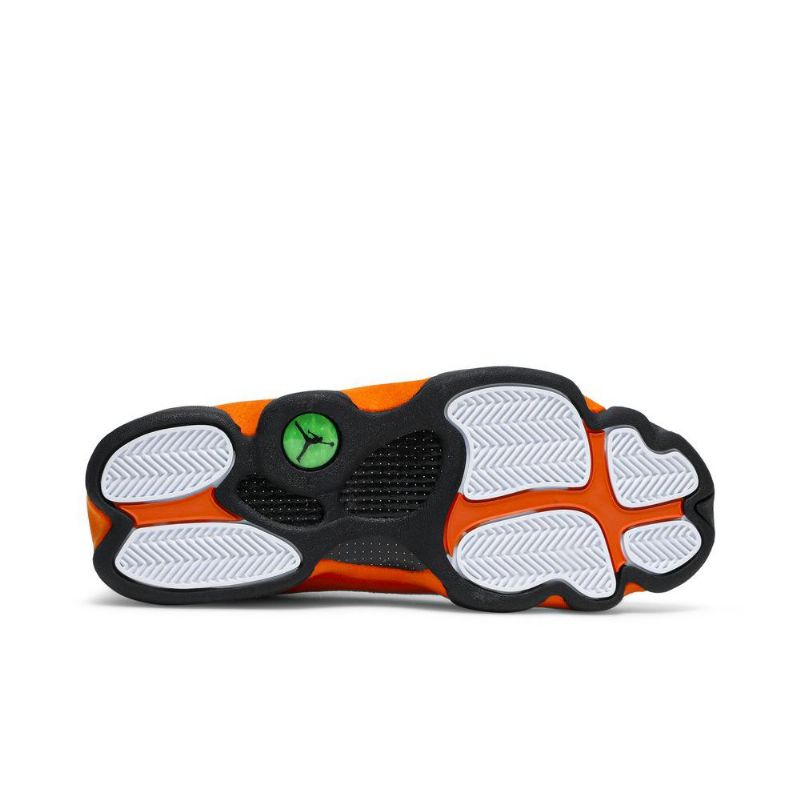 Air Jordan 13 Retro Fehér Narancssárga Fekete Férfi Cipő