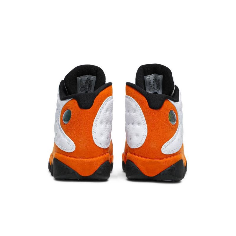 Air Jordan 13 Retro Fehér Narancssárga Fekete Férfi Cipő