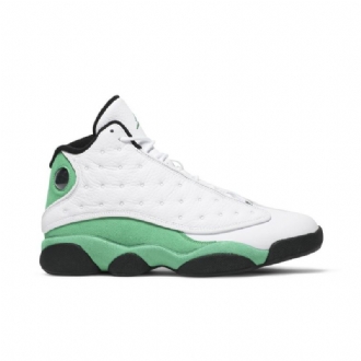 Air Jordan 13 Retro Fehér Zöld Fekete Férfi Cipő