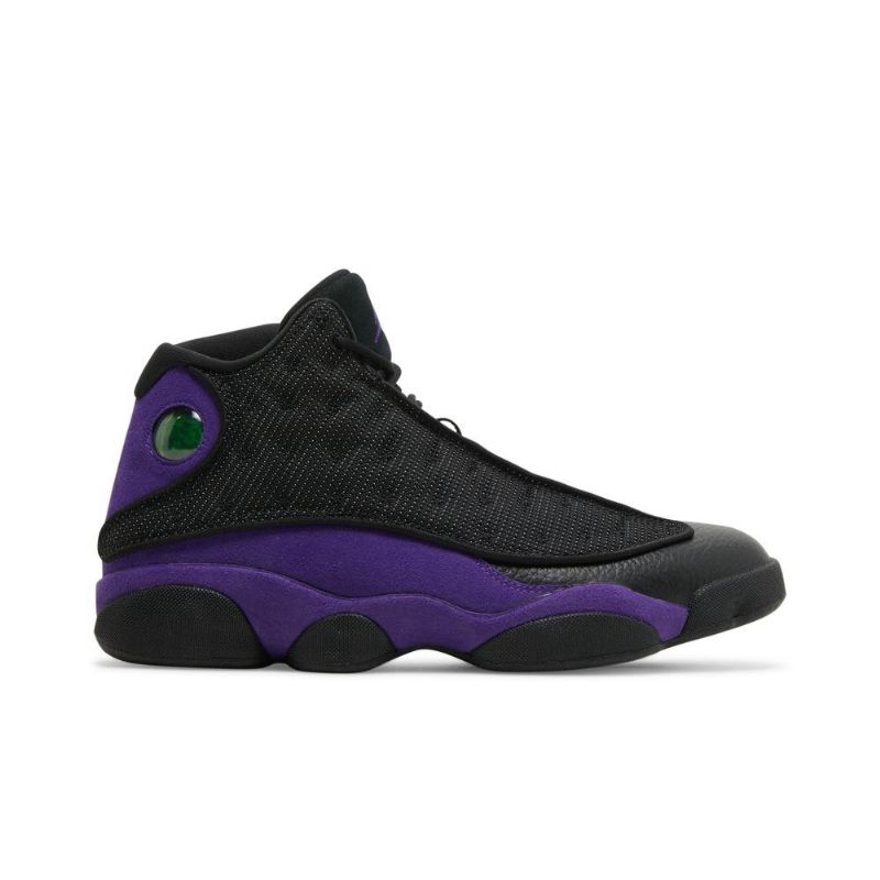 Air Jordan 13 Retro Fekete Lila Férfi Cipő