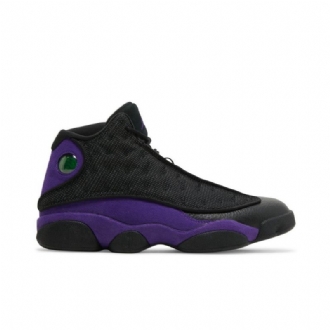 Air Jordan 13 Retro Fekete Lila Férfi Cipő