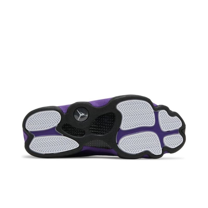 Air Jordan 13 Retro Fekete Lila Férfi Cipő