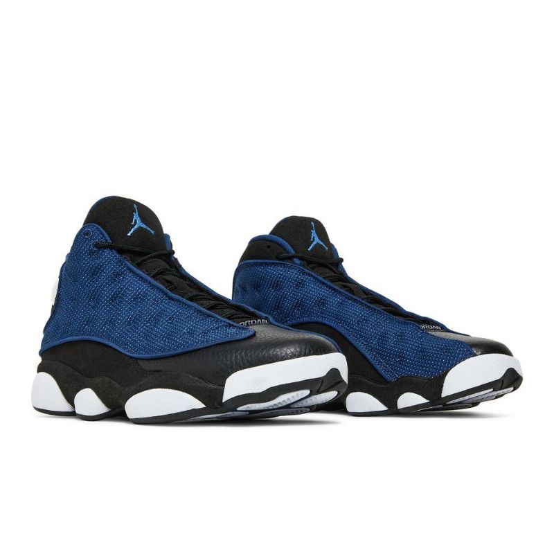 Air Jordan 13 Retro Kék Fekete Fehér Férfi Cipő