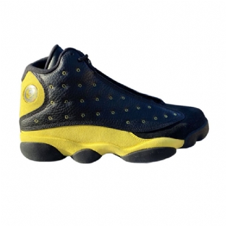 Air Jordan 13 Retro Pe Fekete Sárga Férfi Cipő