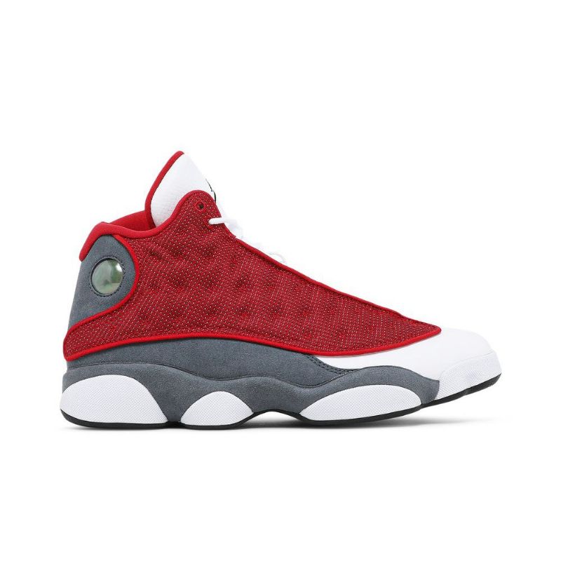 Air Jordan 13 Retro Piros Szürke Fehér Fekete Férfi Cipők