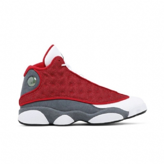 Air Jordan 13 Retro Piros Szürke Fehér Fekete Férfi Cipők