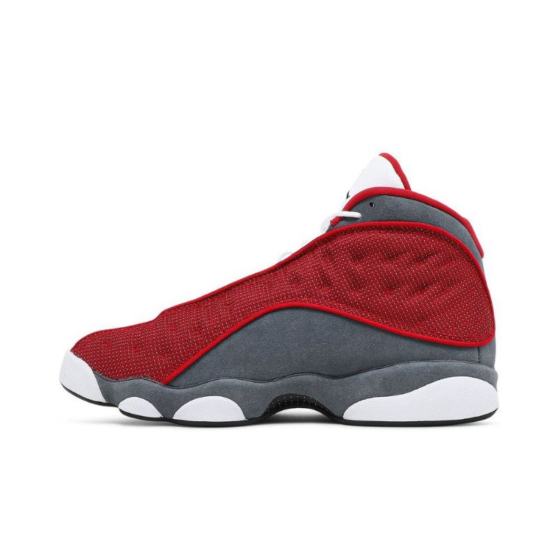 Air Jordan 13 Retro Piros Szürke Fehér Fekete Férfi Cipők