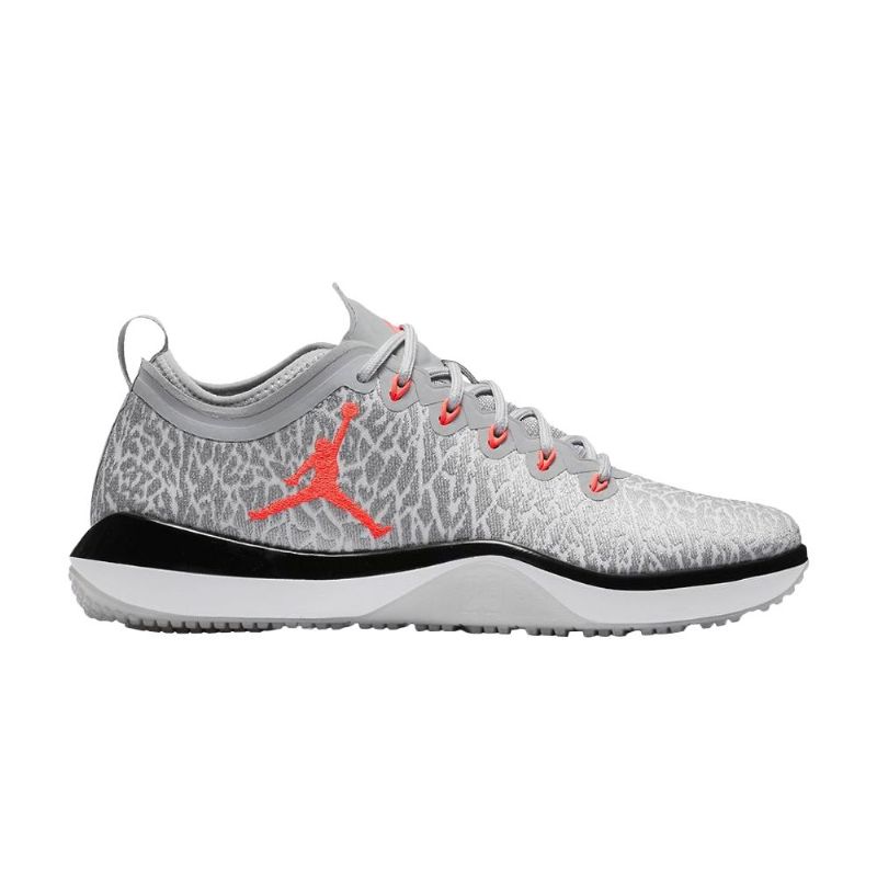 Air Jordan Trainer 1 Alacsony Fehér Szürke Piros Férfi Cipő