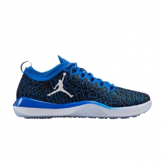 Air Jordan Trainer 1 Alacsony Kék Fekete Fehér Férfi Cipő