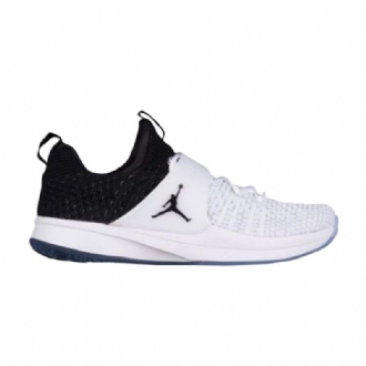 Air Jordan Trainer 2 Flyknit Fehér Fekete Férfi Cipő