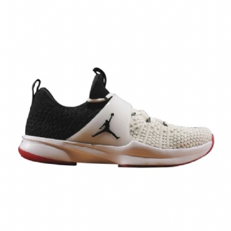 Air Jordan Trainer 2 Flyknit Fehér Fekete Piros Férfi Cipő