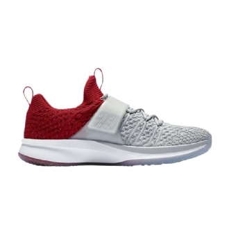 Air Jordan Trainer 2 Flyknit Szürke Piros Ezüst Férfi Cipő