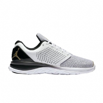 Air Jordan Trainer St Premium Fehér Fekete Arany Férfi Cipő
