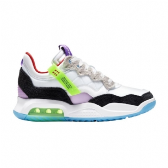Air Jordan Ma2 Fehér Fekete Lila Piros Férfi Cipő