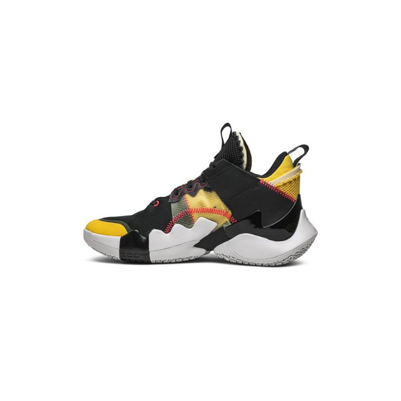Air Jordan Why Not Zer0.2 Fekete Sárga Piros Szürke Férfi Cipők