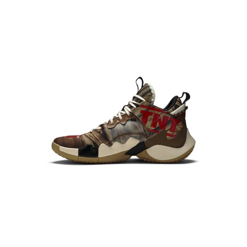 Air Jordan Why Not Zer0.2 Se Barna Piros Fekete Férfi Cipők