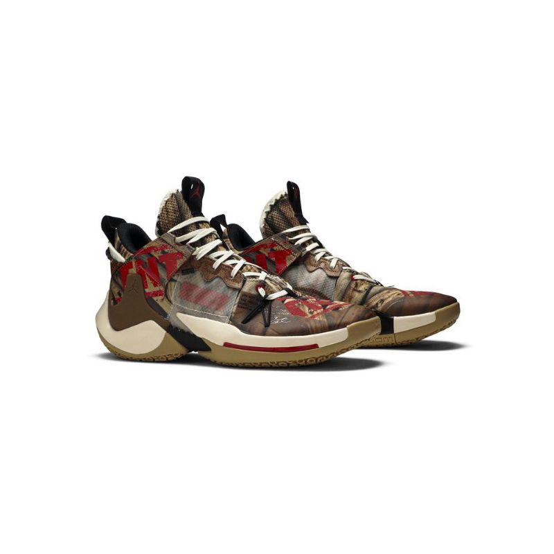 Air Jordan Why Not Zer0.2 Se Barna Piros Fekete Férfi Cipők