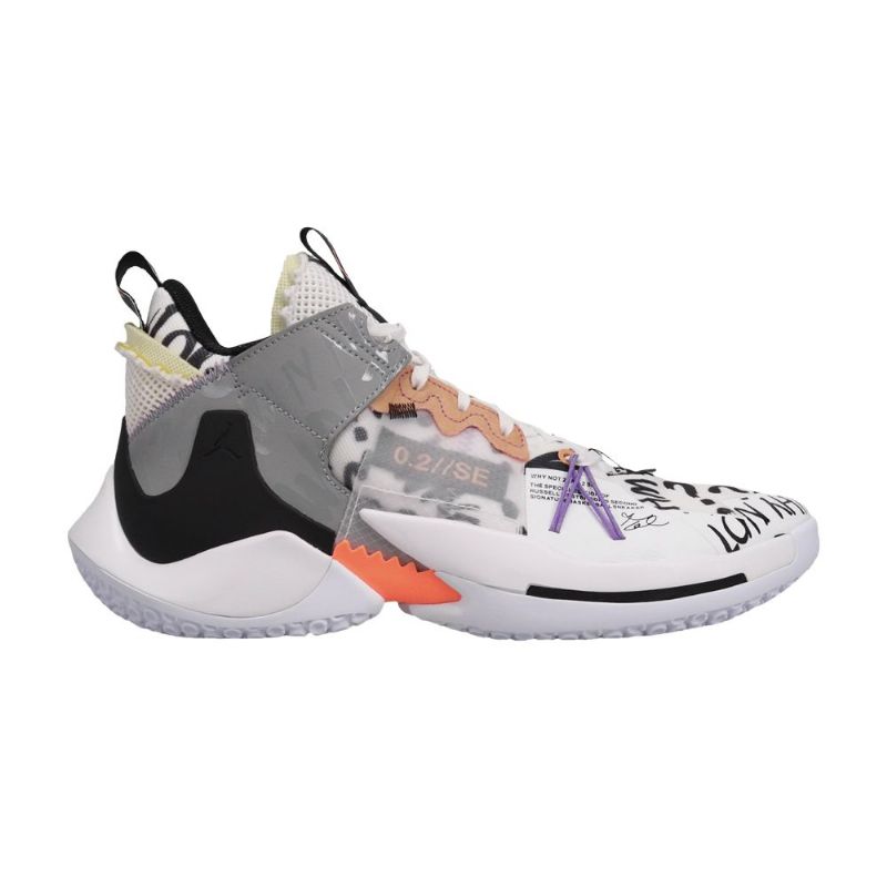 Air Jordan Why Not Zer0.2 Se Pf Fehér Narancsszürke Fekete Férfi Cipő