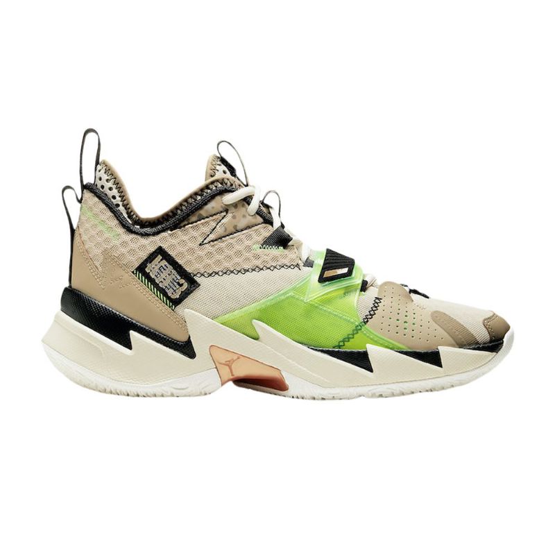 Air Jordan Why Not Zer0.3 Bézs Olívazöld Zöld Fekete Férfi Cipő