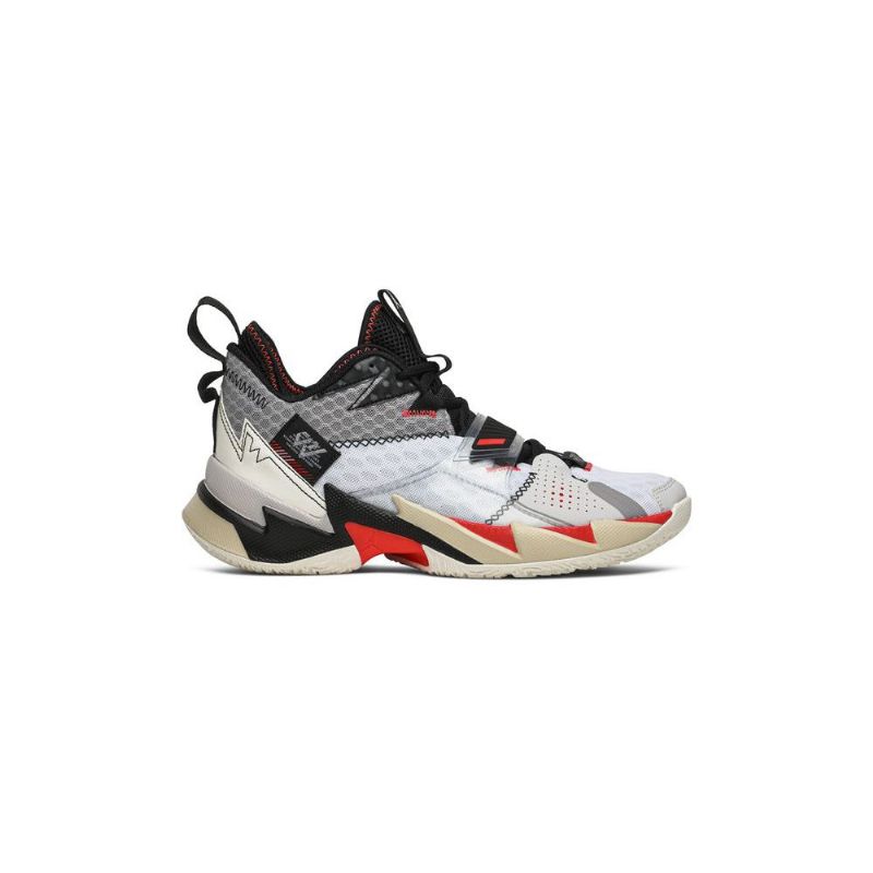 Air Jordan Why Not Zer0.3 Fehér Piros Szürke Fekete Férfi Cipő