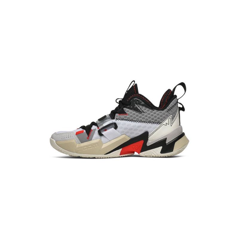 Air Jordan Why Not Zer0.3 Fehér Piros Szürke Fekete Férfi Cipő