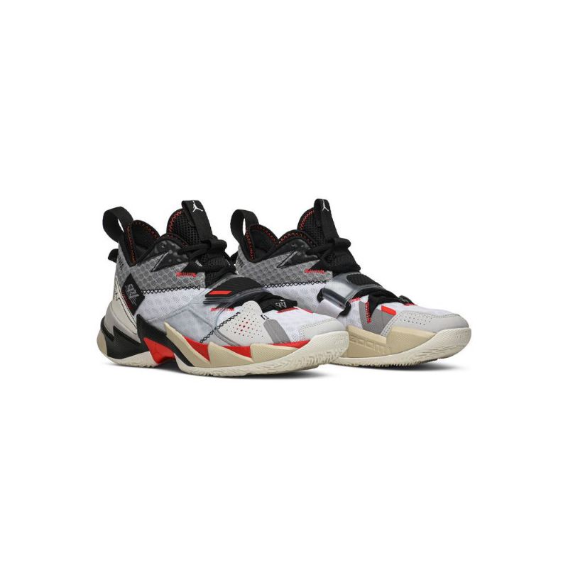 Air Jordan Why Not Zer0.3 Fehér Piros Szürke Fekete Férfi Cipő