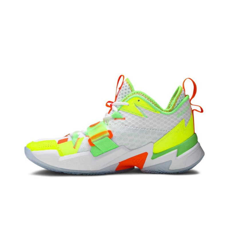 Air Jordan Why Not Zer0.3 Fehér Zöld Narancssárga Férfi Cipő