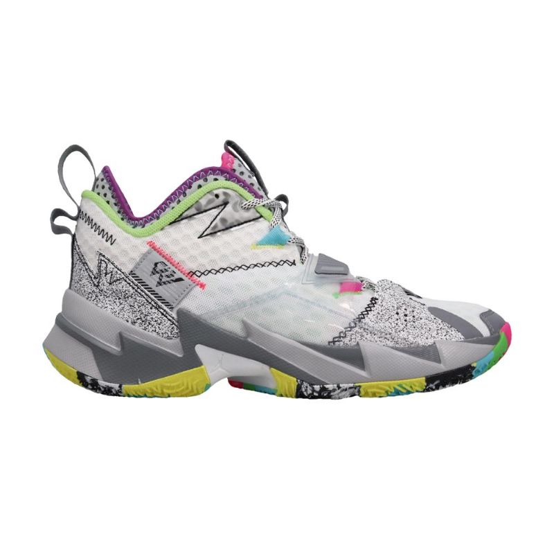 Air Jordan Why Not Zer0.3 Pf Fehér Szürke Többszínű Férfi Cipő