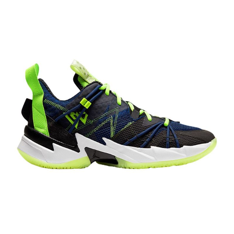 Air Jordan Why Not Zer0.3 Se Fekete Zöld Kék Fehér Férfi Cipők