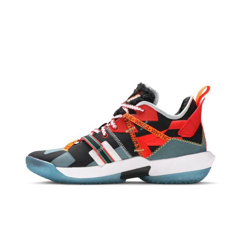 Air Jordan Why Not Zer0.4 Facetasm Premium Fekete Fehér Kék Piros Férfi Cipő