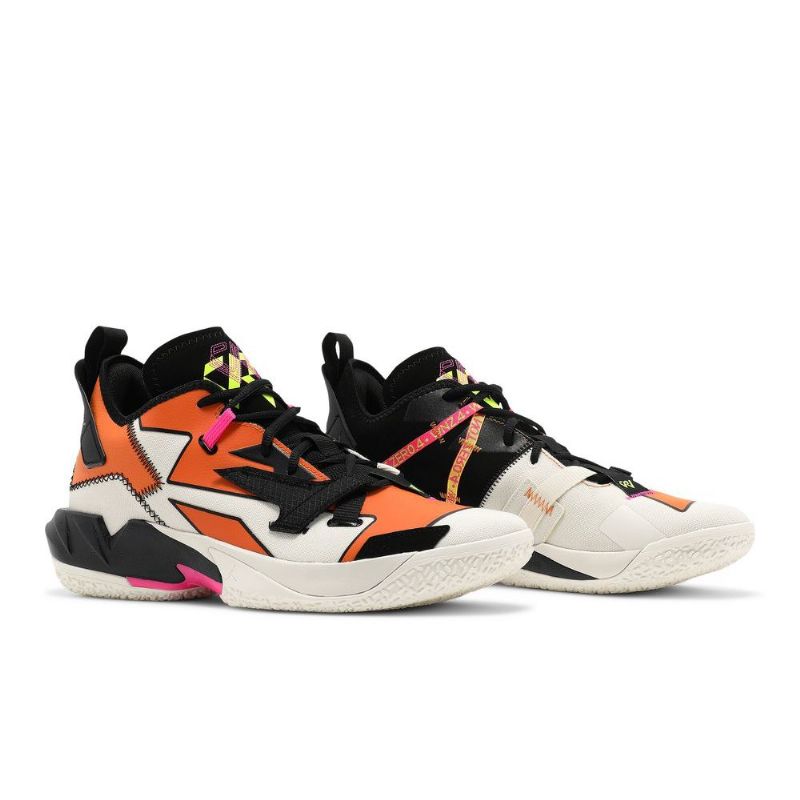 Air Jordan Why Not Zer0.4 Fehér Fekete Narancssárga Férfi Cipő