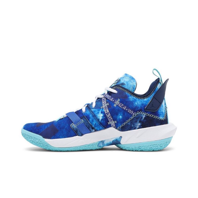 Air Jordan Why Not Zer0.4 Kék Fehér Sötétkék Férfi Cipő