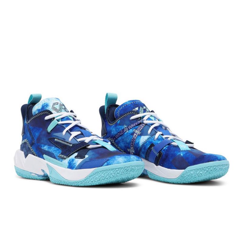 Air Jordan Why Not Zer0.4 Kék Fehér Sötétkék Férfi Cipő
