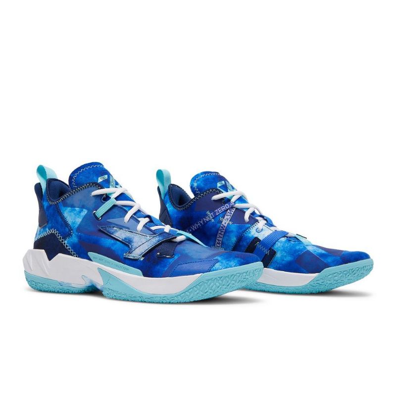 Air Jordan Why Not Zer0.4 Pf Kék Fehér Sötétkék Férfi Cipő