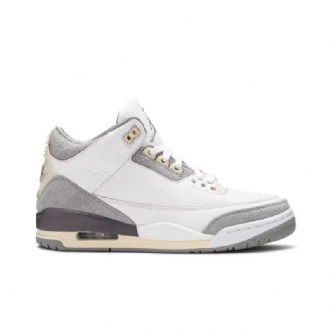 Air Jordan 3 A Ma Maniére Retro Sp Fehér Szürke Női Cipők