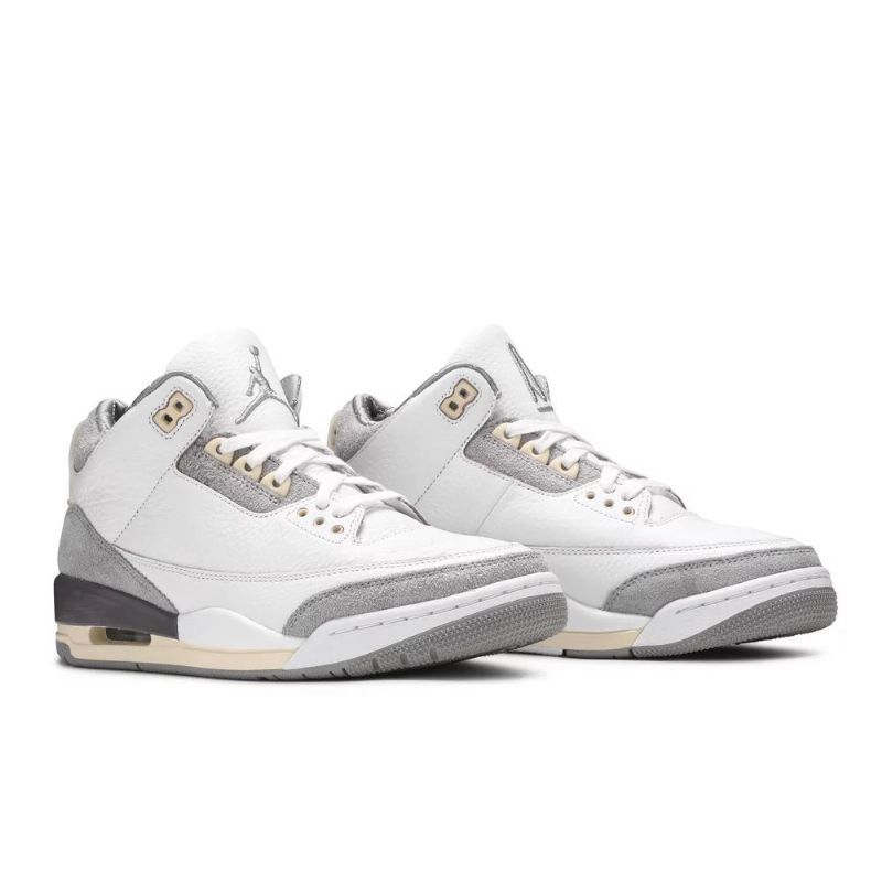 Air Jordan 3 A Ma Maniére Retro Sp Fehér Szürke Női Cipők