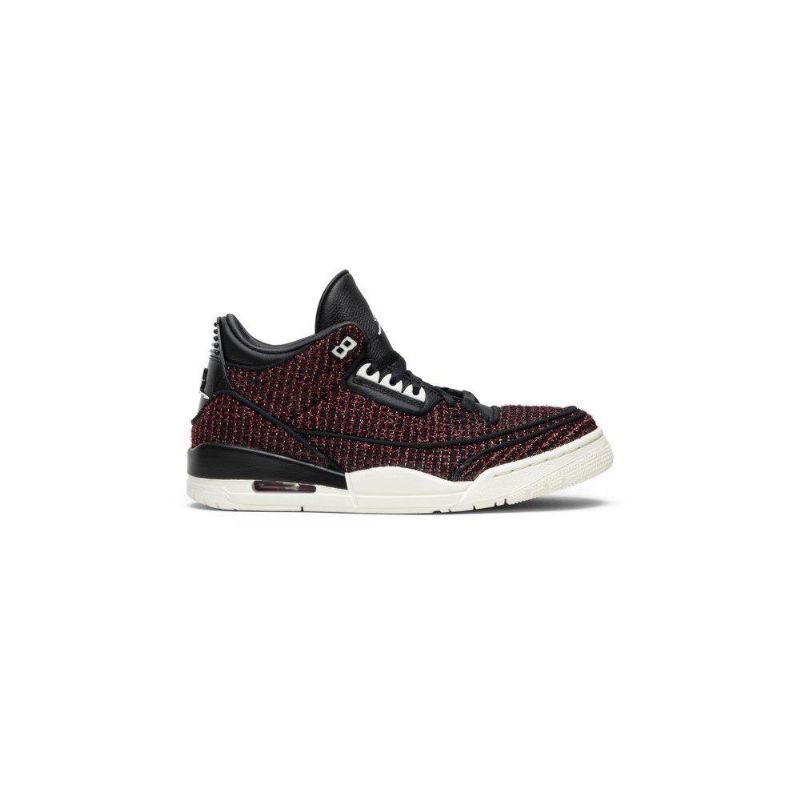 Air Jordan 3 Anna Wintour Retro Bordeaux Fekete Női Cipő