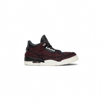 Air Jordan 3 Anna Wintour Retro Bordeaux Fekete Női Cipő