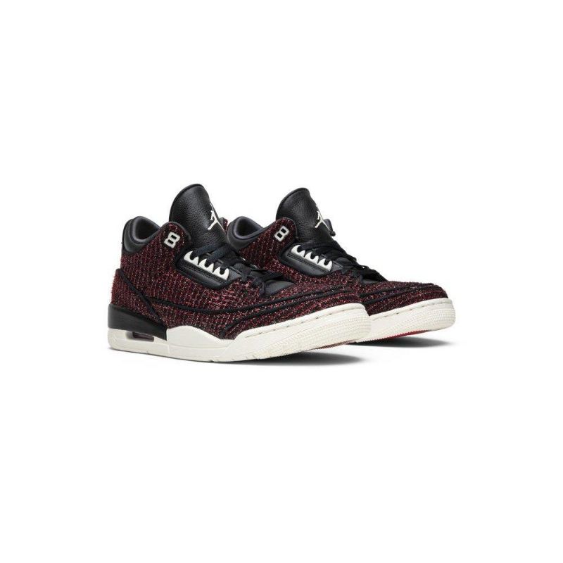 Air Jordan 3 Anna Wintour Retro Bordeaux Fekete Női Cipő