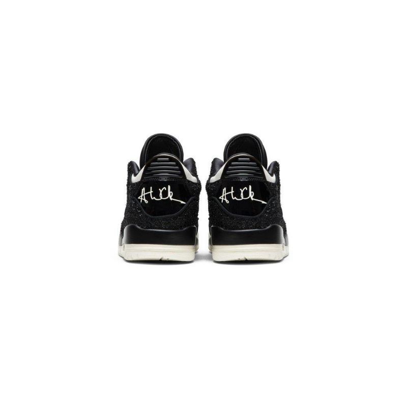 Air Jordan 3 Anna Wintour Retro Fekete Ezüst Női Cipő