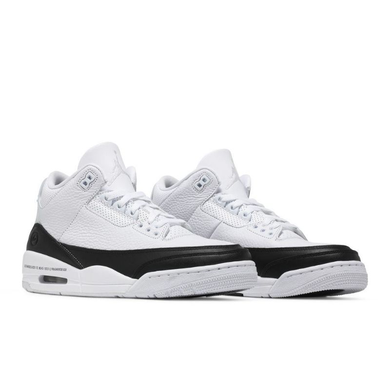 Air Jordan 3 Fragment Design Retro Sp Fehér Fekete Férfi Cipő