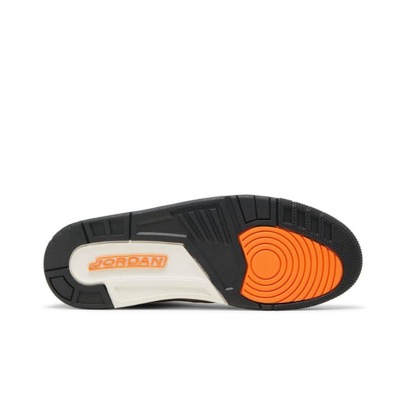 Air Jordan 3 Retro Barna Zöld Szürke Férfi Cipő