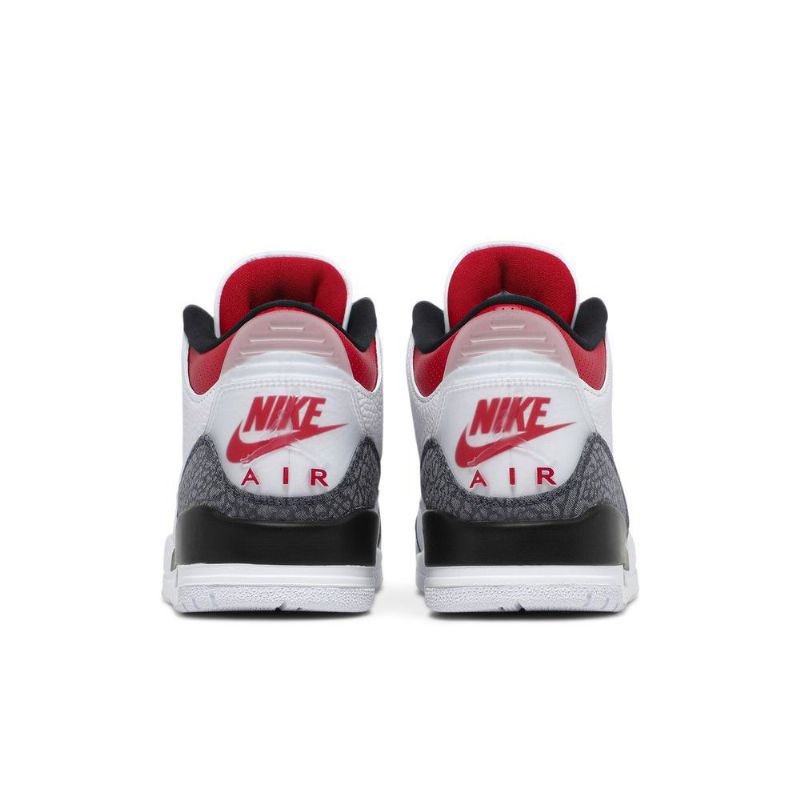 Air Jordan 3 Retro Denim Se Fehér Piros Fekete Férfi Cipő