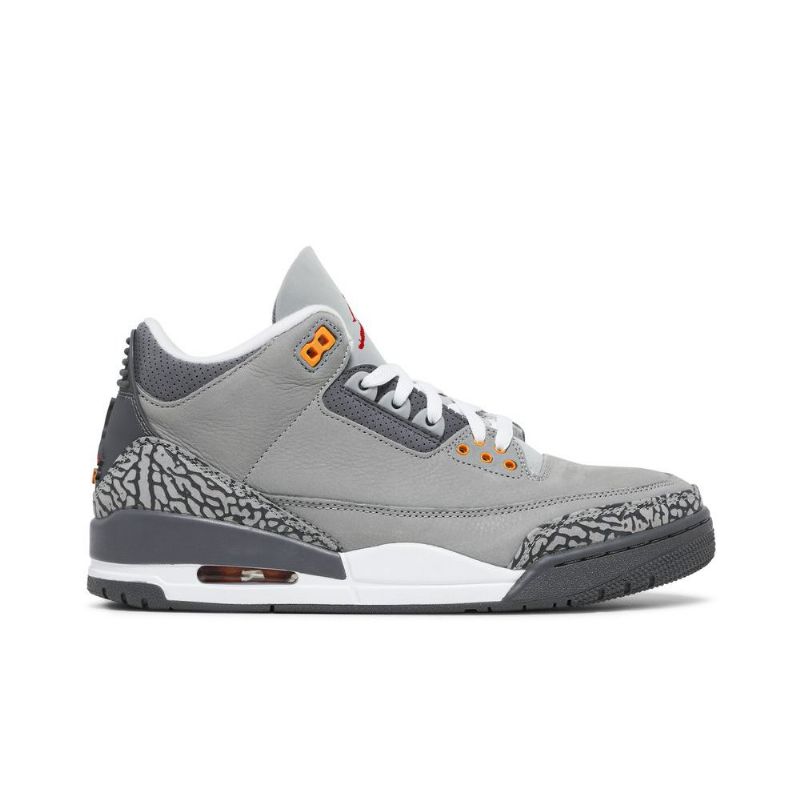 Air Jordan 3 Retro Ezüstszürke Férfi Cipő