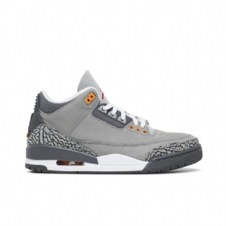 Air Jordan 3 Retro Ezüstszürke Férfi Cipő